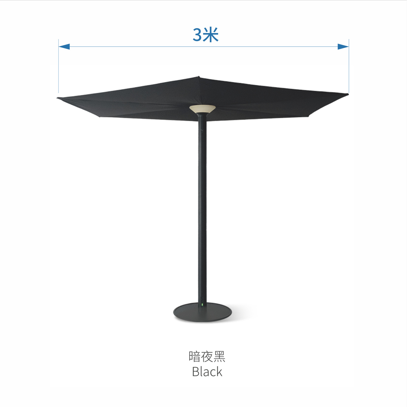 olar Powered LED Outdoor Patio Umbrella